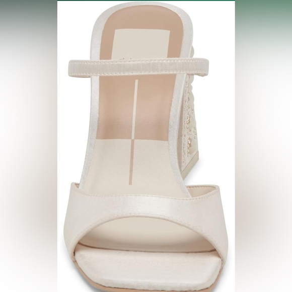 Dolce Vita Pearl Embellished Heels - Ivory - Picture 3 of 3